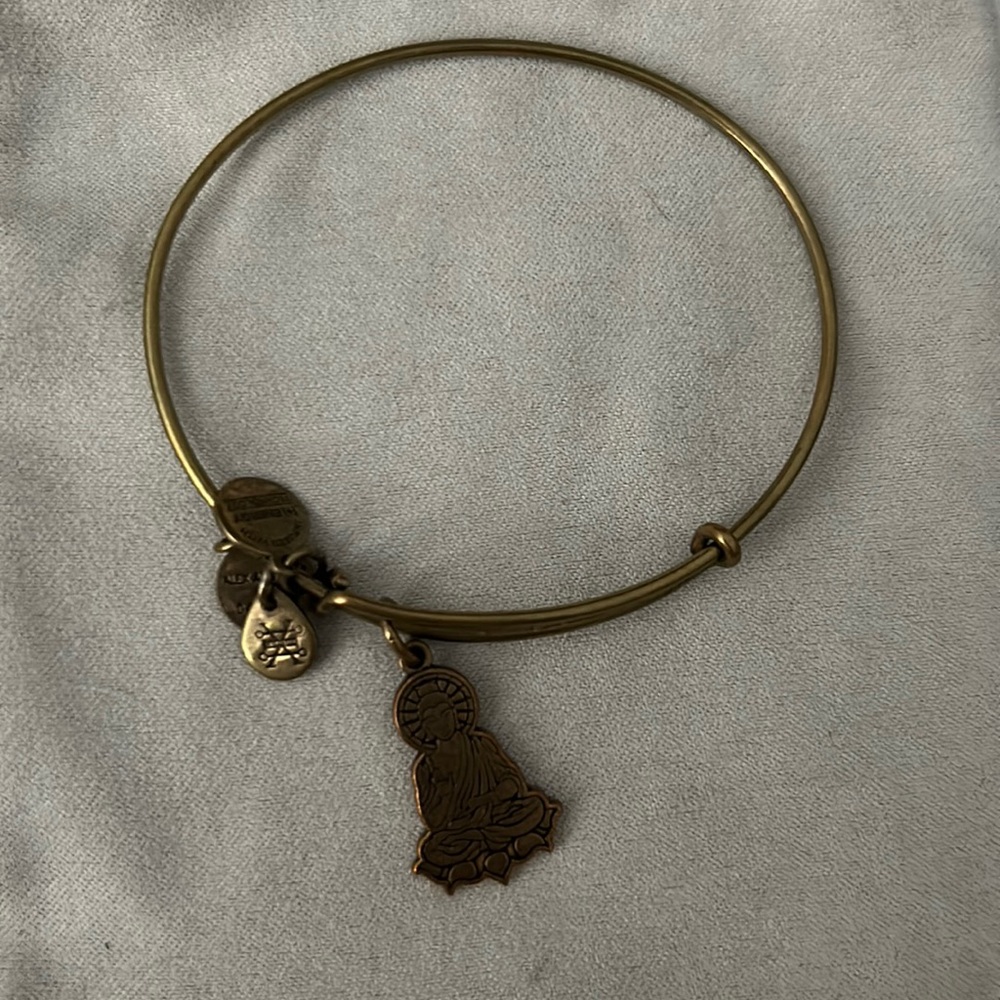Gold Buddha bangle